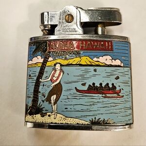 Vintage 1959 "Aloha Hawai'i" Collectible Petrol Lighter